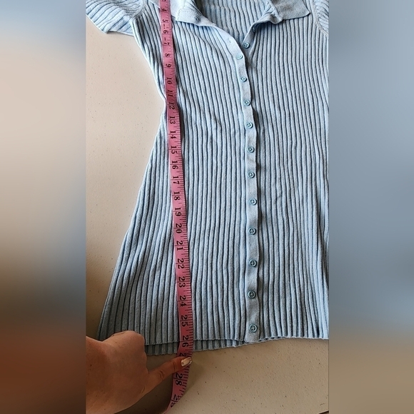 Urban Outfitters Blue Button-Down Polo Dress Size M. - Picture 5 of 6